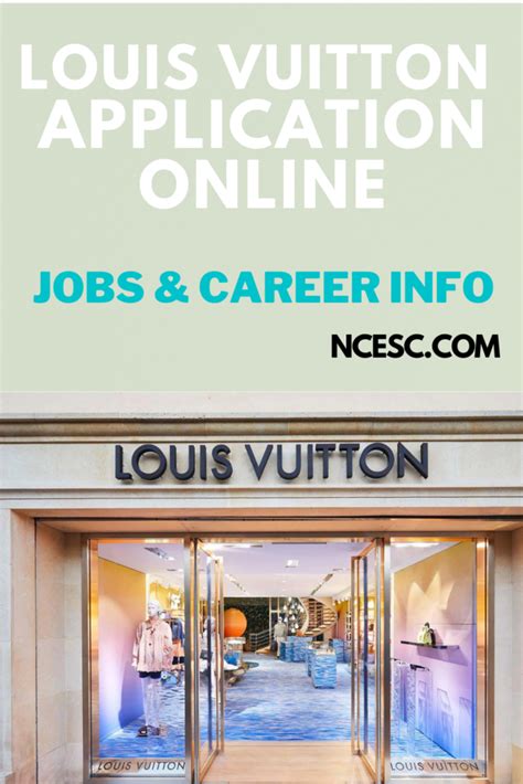 lavorare per louis vuitton|louis vuitton career path.